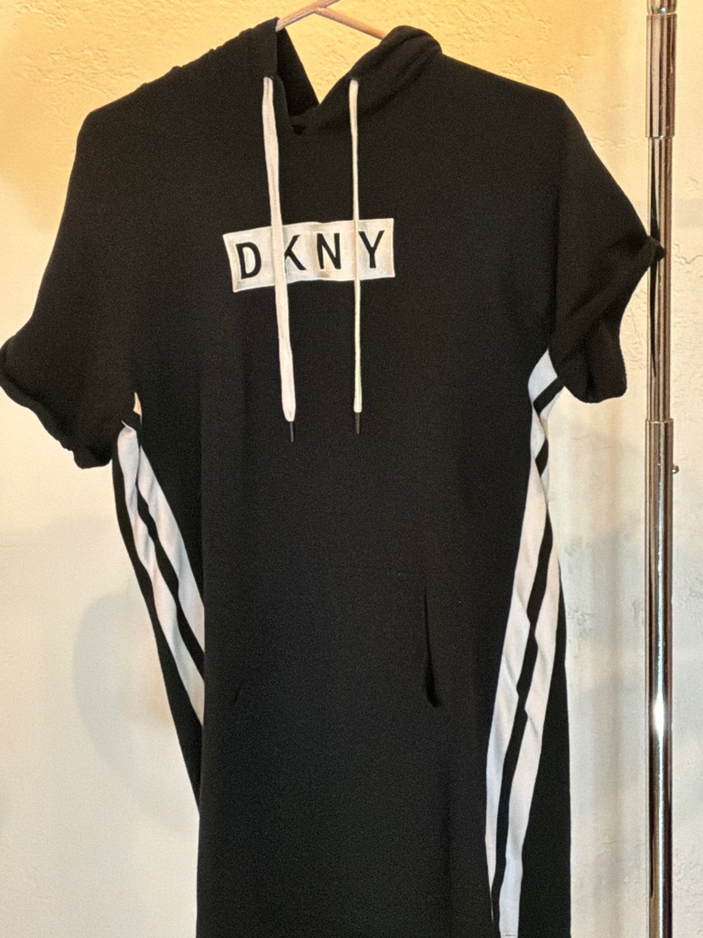 DKNY Black jersey dress
